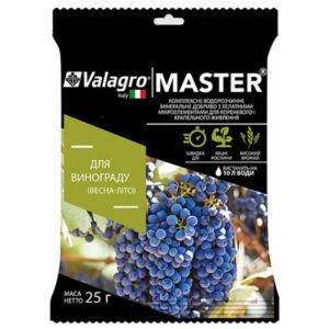 Комплексное минеральное удобрение для винограда Master (Мастер) 25 г весна, лето NPK 17.6.18 Valagro (Валагро)
