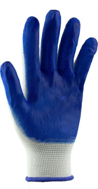 Перчатки стрейчевые синие , упаковка 12 пар