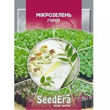 Семена микрозелени Горох, 20 г, Seedera